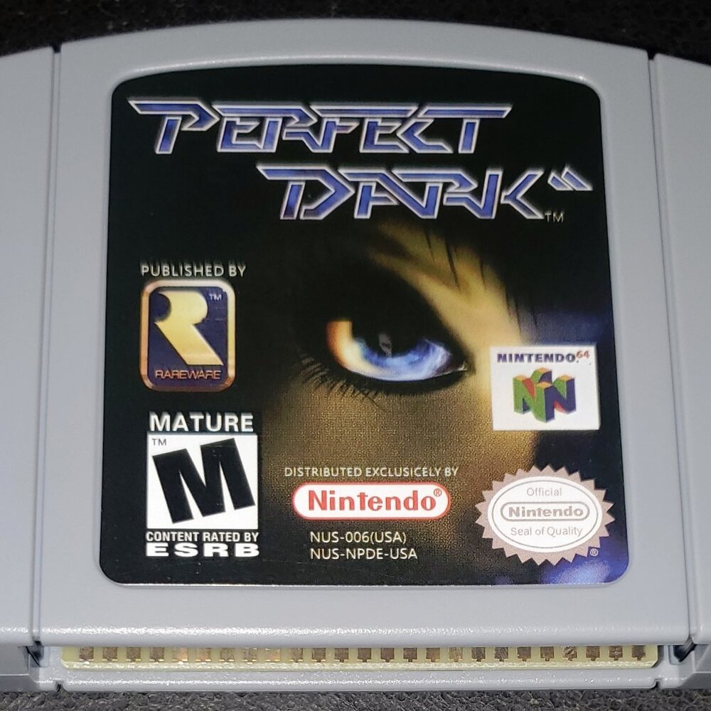 Pefect Dark Video Game Nintendo 64 N64